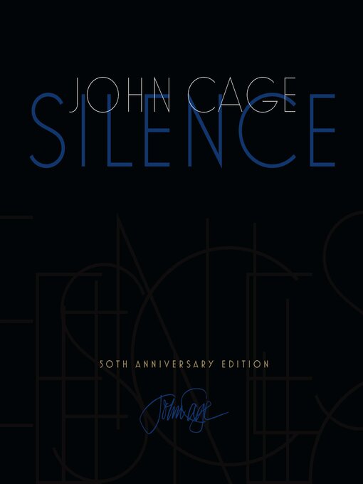 Title details for Silence by John Cage - Available